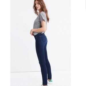 Madewell Women's Skinny Jeans - Dark Blue